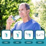 AeroChamber2go Portable Inhaler Spacer with Case
