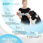 AERODAWG Canine Inhaler Spacer with Flow-VU Indicator