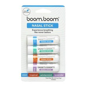 BoomBoom Nasal Stick 4 Pack - Revitalize Breathing
