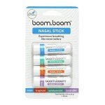 BoomBoom Nasal Stick 4 Pack - Revitalize Breathing