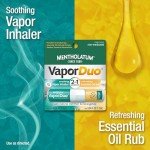 Mentholatum Vapor Duo: Soothing Nasal Inhaler & Rub