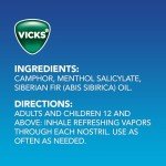 Vicks Portable Nasal Inhaler with Menthol Vapors