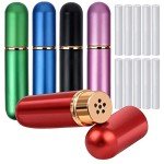 Essential Oil Inhaler Set - 5 Refillable Tubes