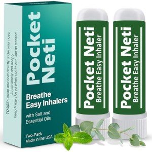 Pocket Neti Himalayan Salt Aromatherapy Inhaler 2-Pack