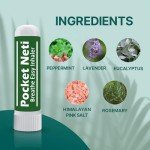 Pocket Neti Himalayan Salt Aromatherapy Inhaler 2-Pack