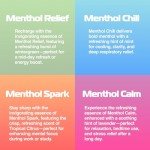 Menthol Nasal Inhaler Stick Vapor Burst Set