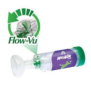 AEROKAT Feline Inhaler Spacer with FLOW-VU Indicator