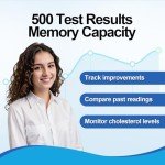 Portable 4-in-1 Home Cholesterol Testing Kit