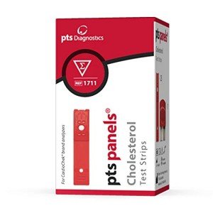 PTS Total Cholesterol Test Strips - 25 Count