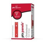 PTS Total Cholesterol Test Strips - 25 Count