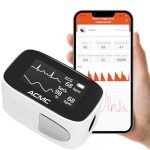 Portable EKG Heart Monitor with Pulse Oximeter