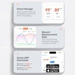 Portable EKG Heart Monitor with Pulse Oximeter