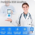 Portable EKG Heart Rate Monitor with LCD Screen
