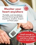 Portable ECG Heart Rate Monitor with LCD Display