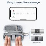 CoBak Gray Felt Case for Kardia Mobile EKG