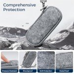 CoBak Gray Felt Case for Kardia Mobile EKG