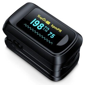 Blue Echo Care Pulse Oximeter with Accessories