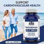 Nattokinase 100mg Capsules for Cardiovascular Support