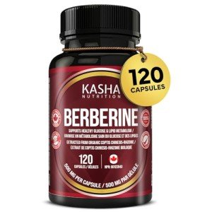 Kasha Nutrition Organic Berberine 1000 mg - 120 Capsules