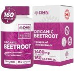 High Potency Organic Beetroot Capsules - 160 Count