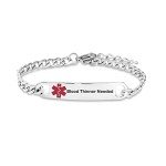 Medical Alert Bracelet for Blood Thinner Wearers