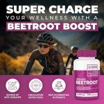 High Potency Organic Beetroot Capsules - 160 Count
