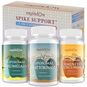 Spike Support Trio: Nattokinase, Bromelain & Curcumin