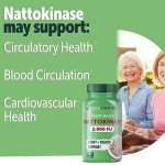 Yuve Nattokinase Supplement for Heart Health - 60 Pills