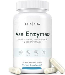 Nattokinase & Serrapeptase Enzyme Capsules for Wellness