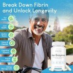 Nattokinase & Serrapeptase Enzyme Capsules for Wellness