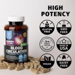 Premium Blood Circulation Supplement with 8 Herbs & Vitamins