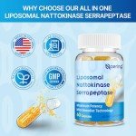 Liposomal Nattokinase & Serrapeptase Enzyme Supplement