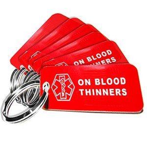 My Identity Doctor Blood Thinners Medical ID Keychains