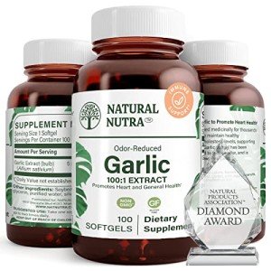 Organic Odorless Garlic Oil Capsules for Health