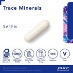 Trace Minerals Dietary Supplement by Pure Encapsulations 60 Capsules