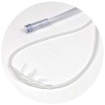 Sunset Healthcare Solutions 5pk 4Ft Soft Adult Oxygen Nasal Cannula w/Kink-Free Supply Tubing (RES1104S), Clear, 5.0 Count