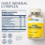 Solaray Mega Multi Mineral Dietary Supplement, 200 Capsules