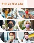 TeNice Masks Disposable 100 Pack, Individually Wrapped Colorful 4 Ply Face Mask for Adults Extra Protection, ASTM Level 3 Medical Grade with 10 Vibrant Colors HSA FSA Eligible
