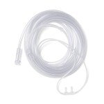 Medline Soft-Touch Nasal Oxygen Cannula, Standard Connector, 7-ft. Tubing Length, Adult Size, Pack of 50