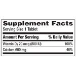 Caltrate 600+D3 Calcium & Vitamin D3 Tablets 200ct