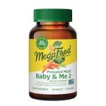 MegaFood Baby & Me 2 Prenatal Vitamins, 60 Tablets