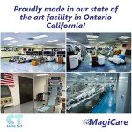 MagiCare Made in USA Masks - Blue Disposable Face Masks - Medical Grade (ASTM Level 1) - Premium 3 Ply Face Masks Disposable - Comfortable, Soft, Breathable Face Mask for Adults - 50ct Box