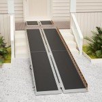 10FT Portable Non-Skid Wheelchair Ramp for Home