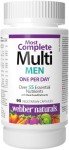 Webber Naturals Complete Multi for Men, 90 Capsules