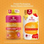 Honibe Adult Multivitamin Gummies - 70 Chewable Vitamins