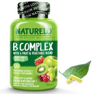 NATURELO Vegan Vitamin B Complex - 120 Capsules