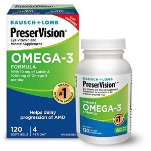 PreserVision Omega-3 Eye Vitamin Supplement, 120 Softgels