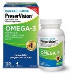 PreserVision Omega-3 Eye Vitamin Supplement, 120 Softgels