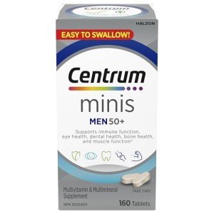 Centrum Men 50+ Multivitamins, 160 Mini Tablets