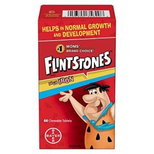 Flintstones Chewable Multivitamins with Iron for Kids
